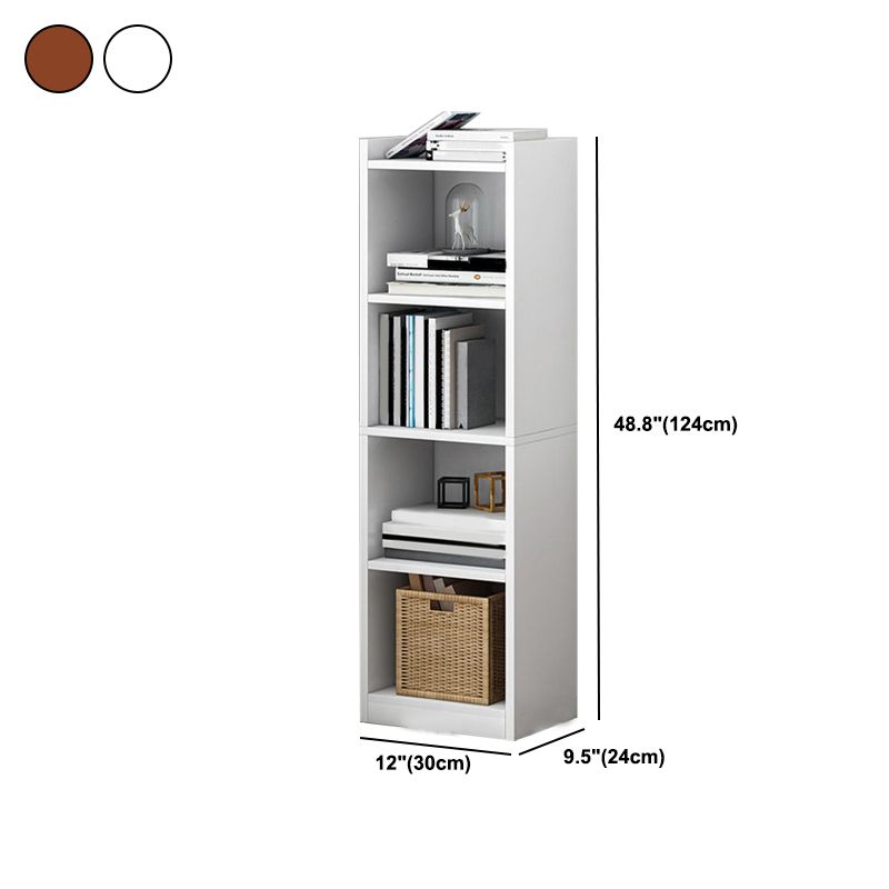 Contemporary Manufactured Wood Bookshelf Standard Home Bookcase
