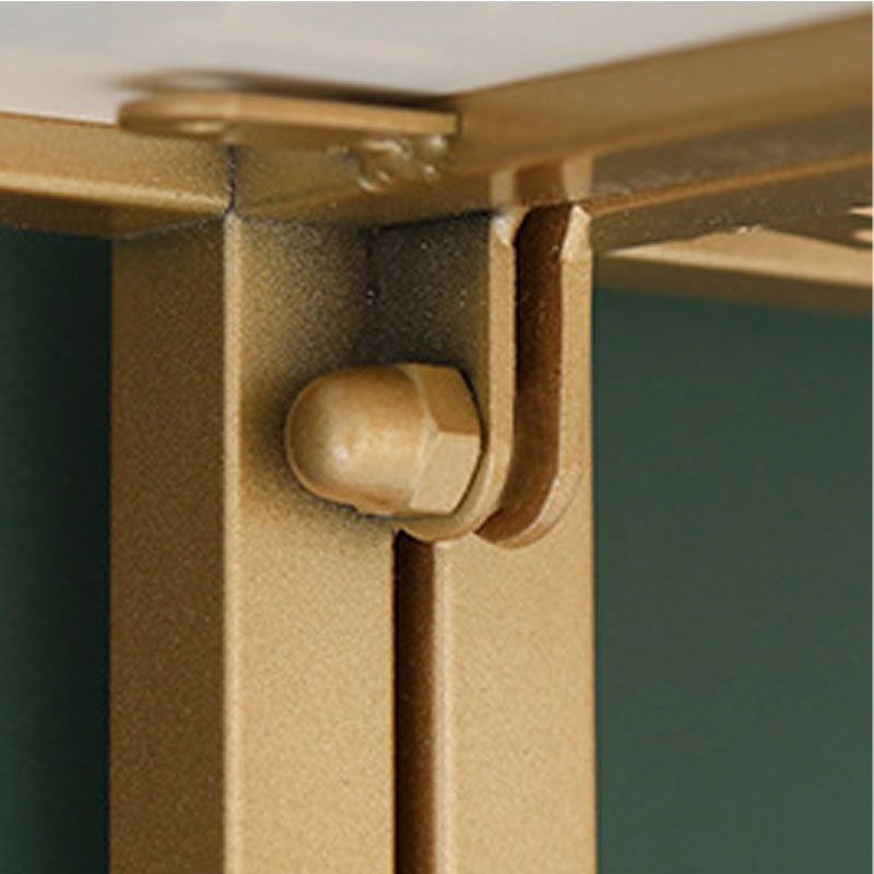 Modern Metal and Wooden Book Shelf Open Home Shelf Bookcase with Shelves