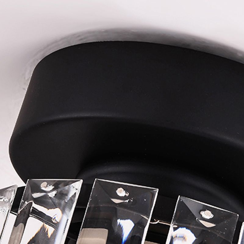 Luminaires encastrés modernes Lampe à montage encastré à 1 lumière géométrique en cristal