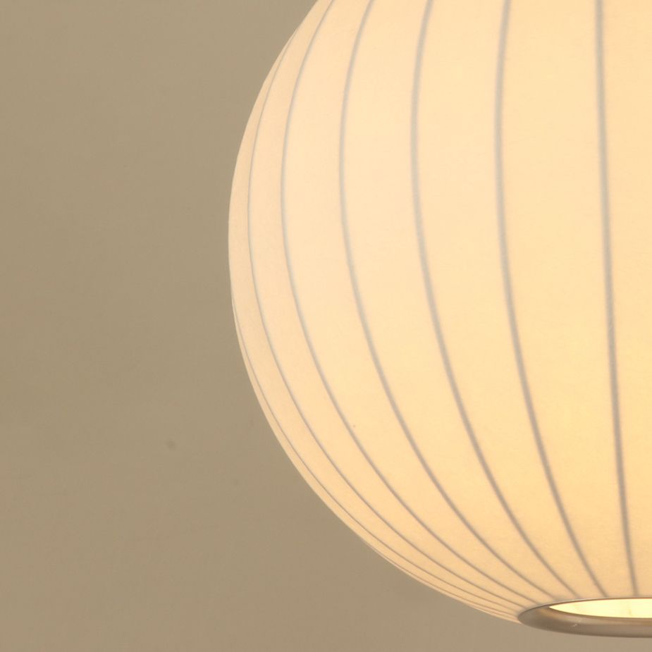 Plafond minimaliste Light Lightern Lantern suspendu avec de l'ombre en tissu