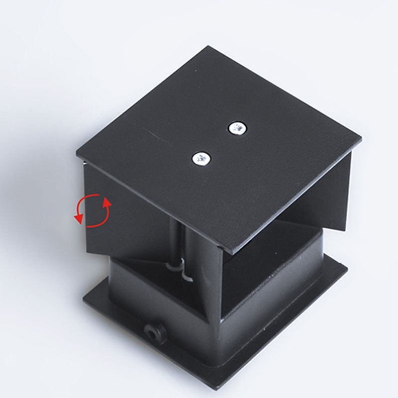 Quadratische Leuchtenleuchte moderne LED -LED -Wandbeleuchtung im Freien