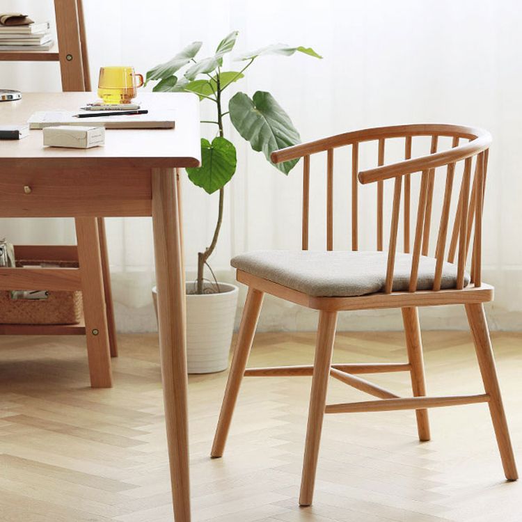 Contemporary Style Dining Wooden Chair Kitchen Dining Armless Side Chairs