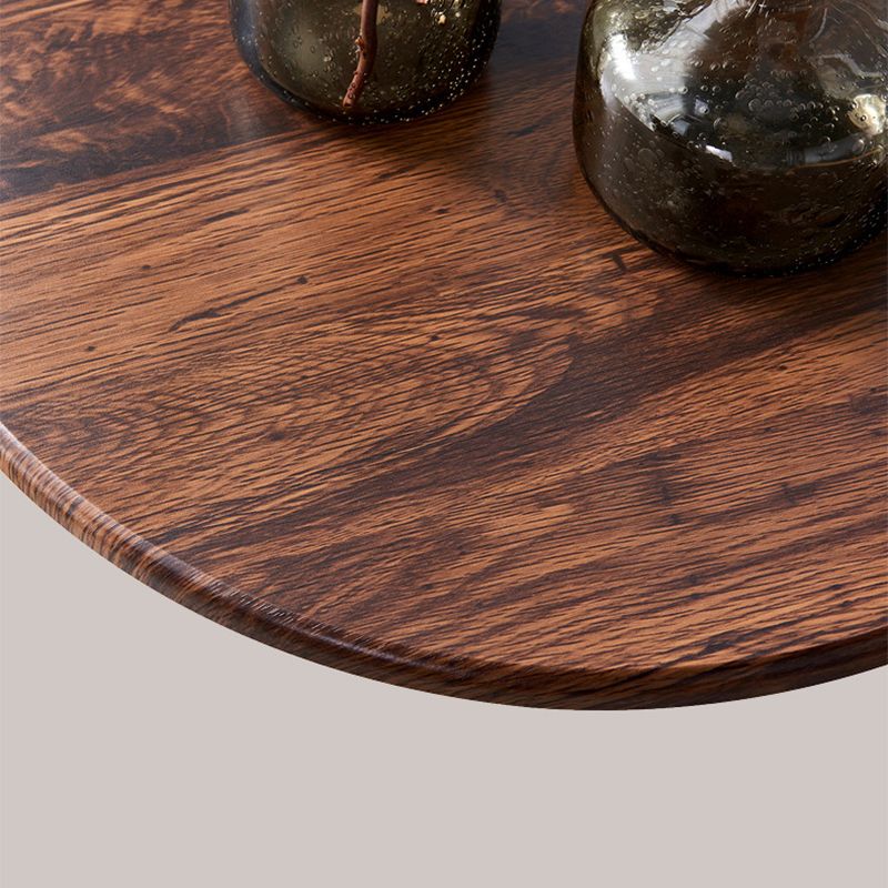 3 Legs Round Side End Table Wood Side End Table with Storage