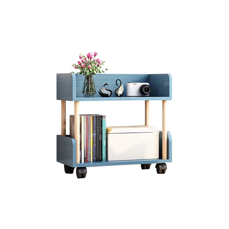 Contemporary Standard Shelf Bookcase Engineered Wood Vertical Bookcase