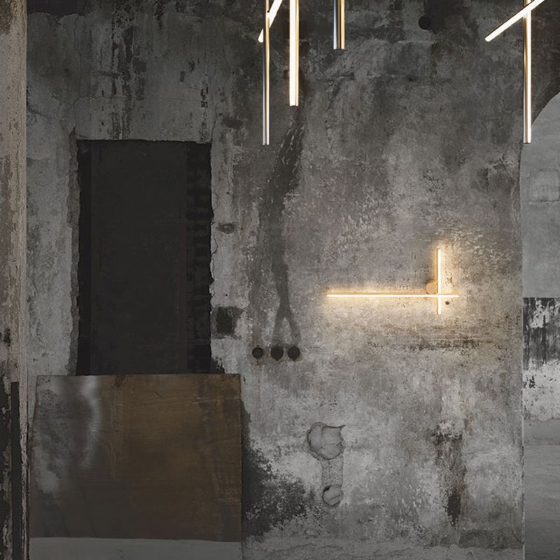 Luci di applique in alluminio in alluminio in alluminio a parete moderna a 2 luci in finitura dorata