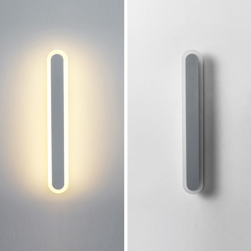 Nordic Style Wandleuchte gerade LED -Wandleuchte mit Metall für Hotel