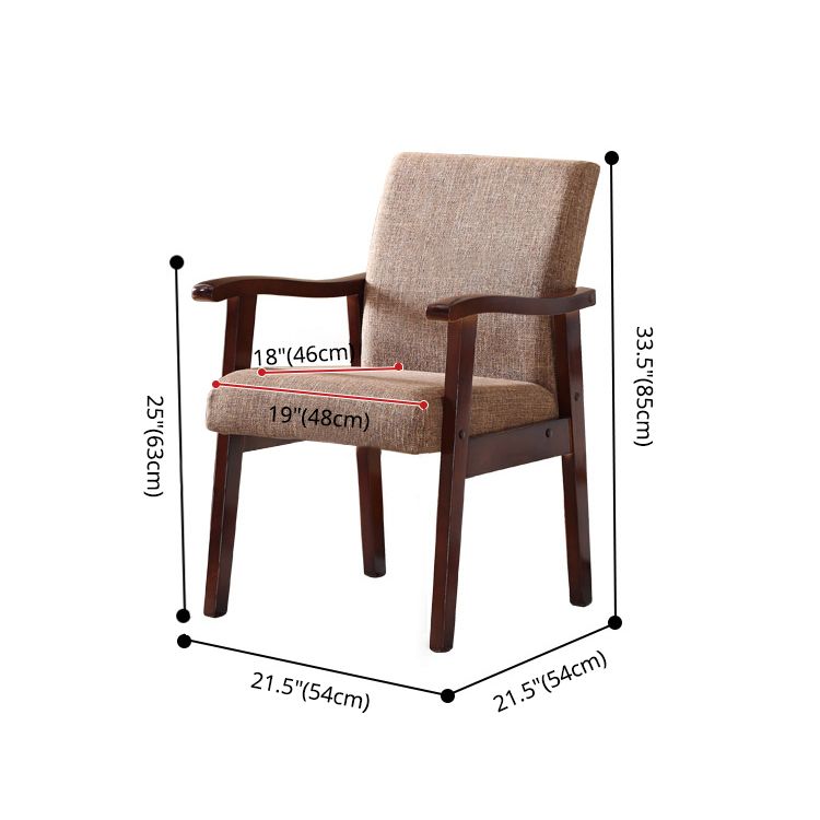 Chaise de salle à manger carrée de cuisine contemporaine Parsons à manger chaise