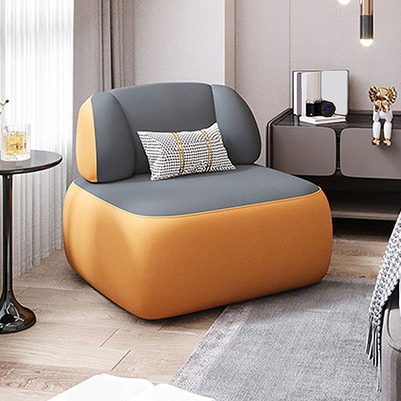 Fixed Back Armless with Fabric Seat Fabric Bedroom Patchwork Accent Chair