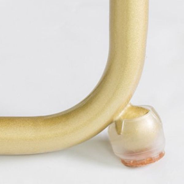 Glam Metal Bookshelf Closed Back with Shelves Bookcase Vertical