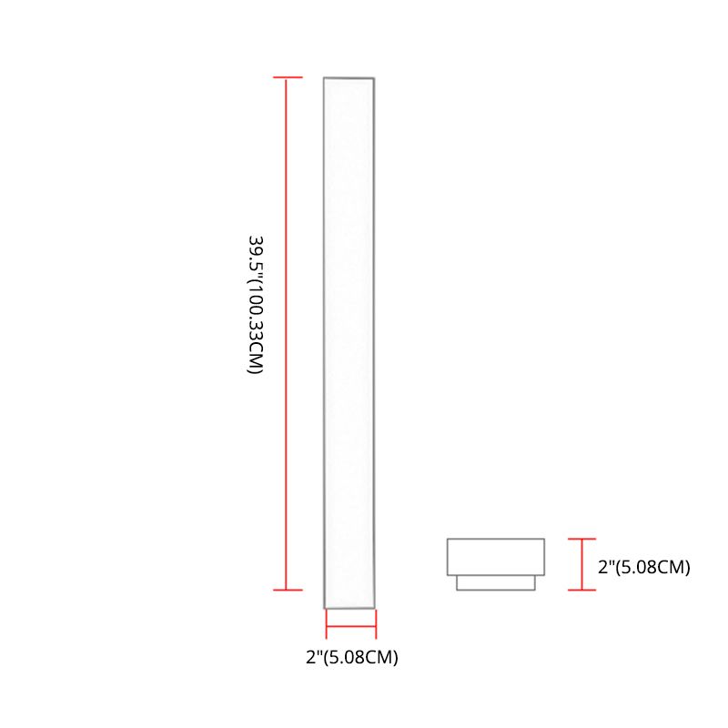 Moderna Minimalista Estilo Lineal Plan de apliques de luz Light Iron 1
