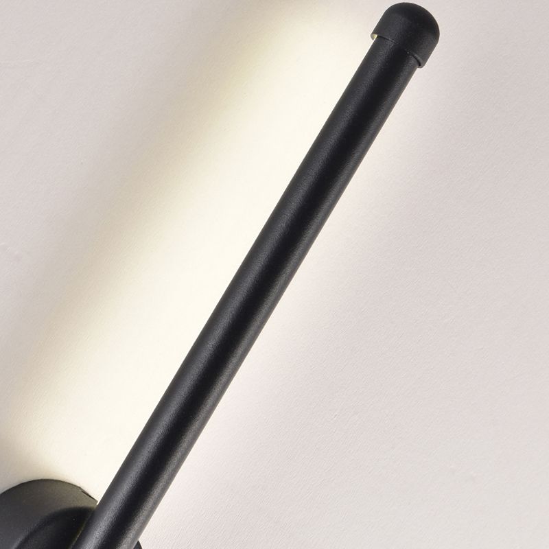 Forma lineare in metallo sconce moderno stile moderno 1 lampada da supporto da parete leggera
