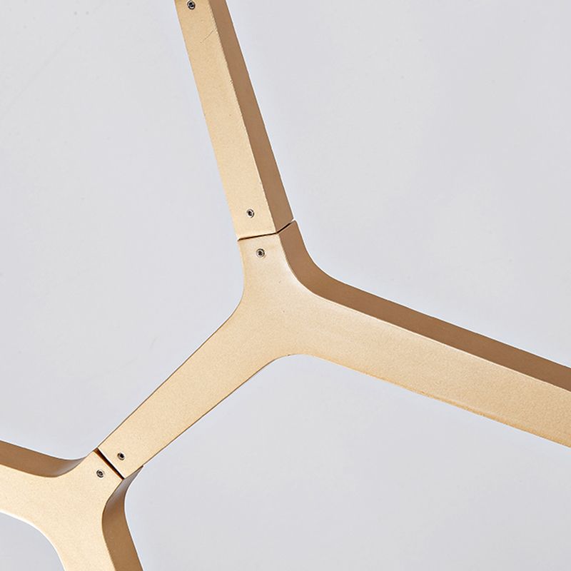 Radiation Chandelier Light Fixtures Modern Multi-Head Suspension Pendant Lamps for Living Room