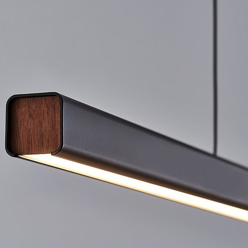 Simple Hanging Island Light Modern Metal LED Hanging Lighting Fixture for Sitting Room