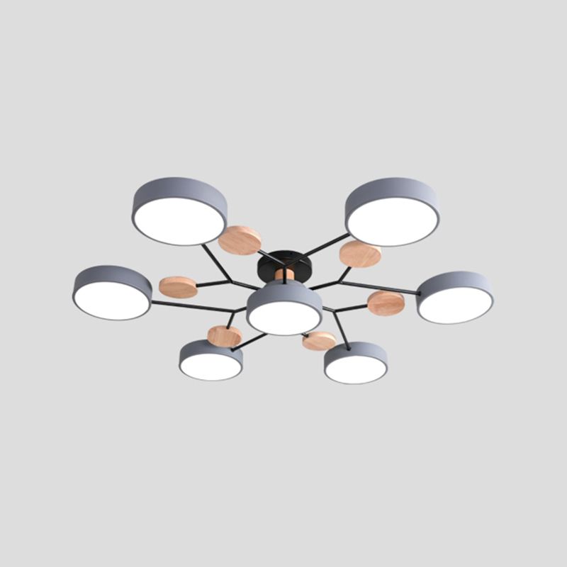 Modern Style Ceiling Light LED Flush Mount Light Fixture for Bedroom
