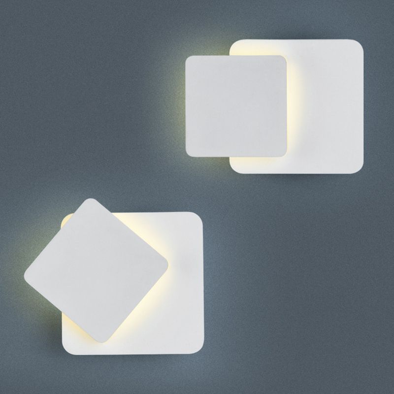 Minimalist LED Wall Mount Light Angle Adjustable Aluminium Wall Light for Bedroom