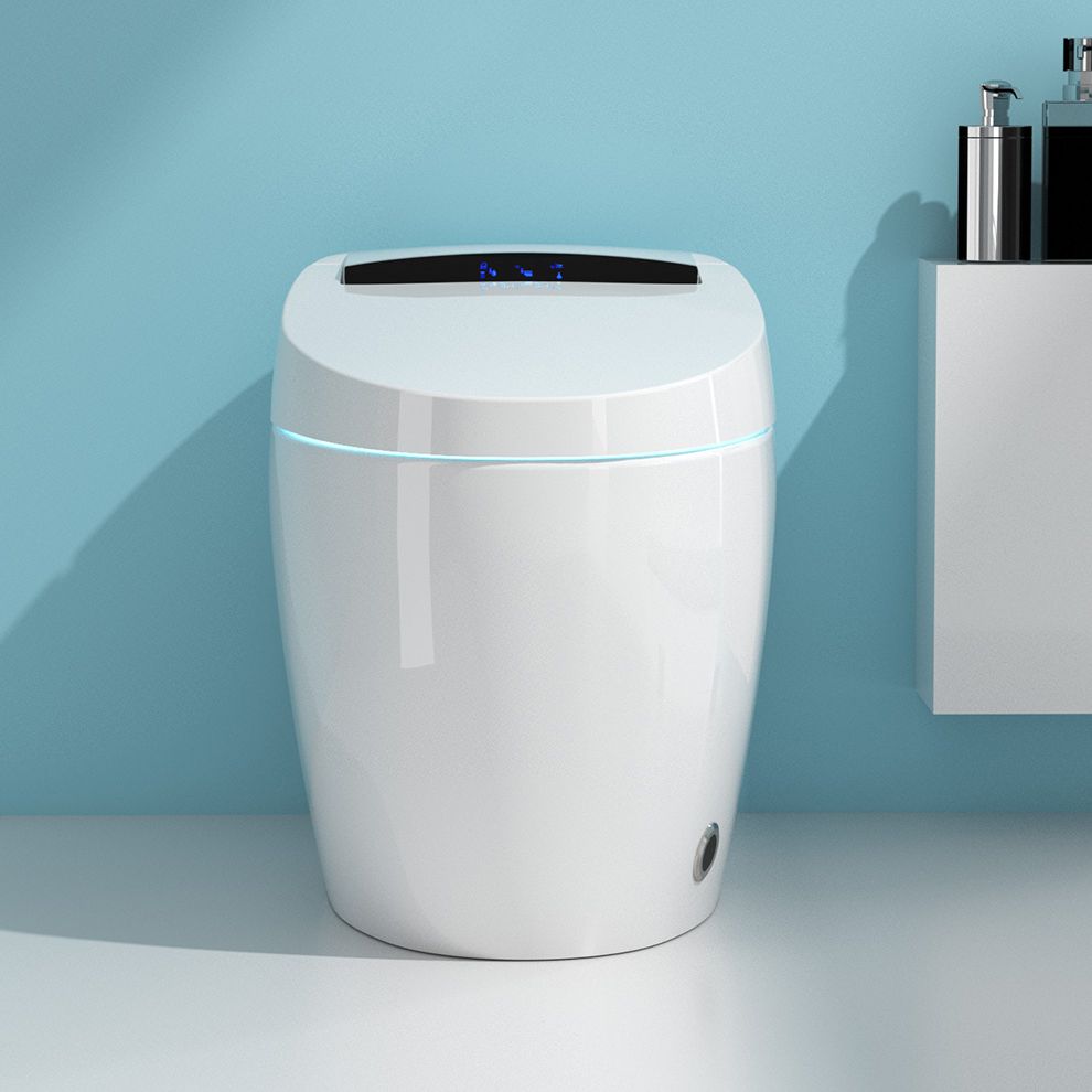 Porcelain Floor Mounted Toilet One-Piece Toilet Modern Toilet Bowl