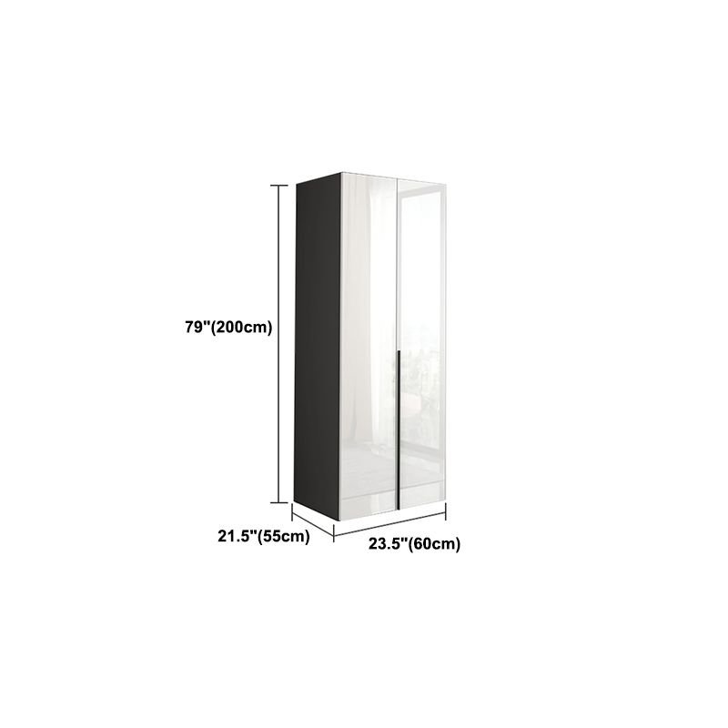 Modern Manufactured Wood Storage Cabinet High Gloss White Cabinet