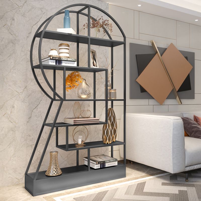 Urban Metal Etagere Bookshelf Vertical Open Bookcase for Home Office