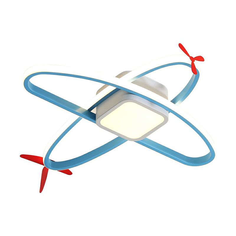 Flugzeug-Schlafzimmer-LED-Unterputz-Acryl-Unterputz-Deckenleuchte für Kinder in Blau