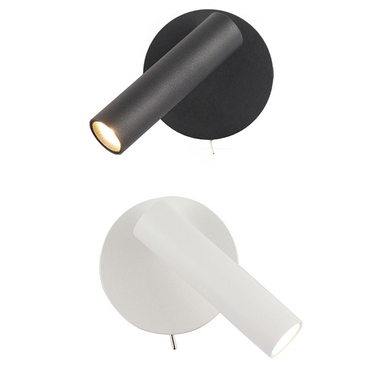 Hedendaagse minimalistische metalen wandconstructie Licht met acrylschaduw voor slaapkamer