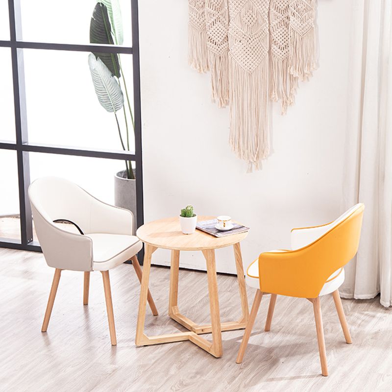 Poltrona in legno scandinavo per interno-outdoor sedia da pranzo aperto