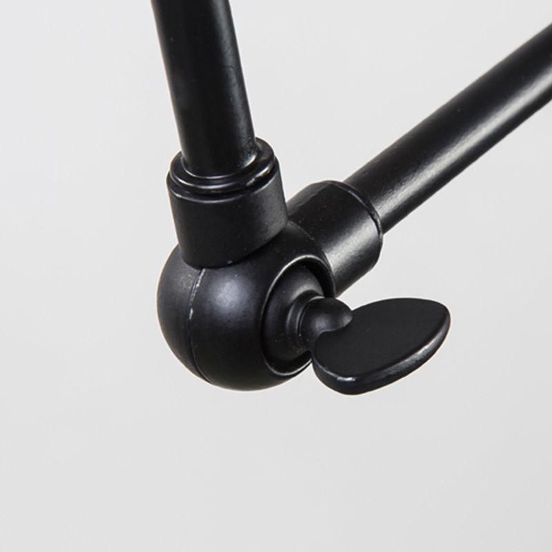 20 Lights Spider Chandelier Rustic Black Metallic Ceiling Suspension Lamp for Dining Room