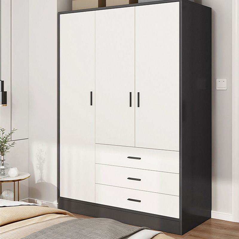 Rectangular Wardrobe Cabinet Modern Simple Wooden Wardrobe Armoire