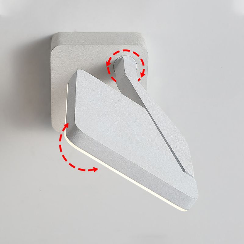 Simplicidad 1 Luz LED LED Splique Metal Rotating Wall Malling Lightsing para cabecera