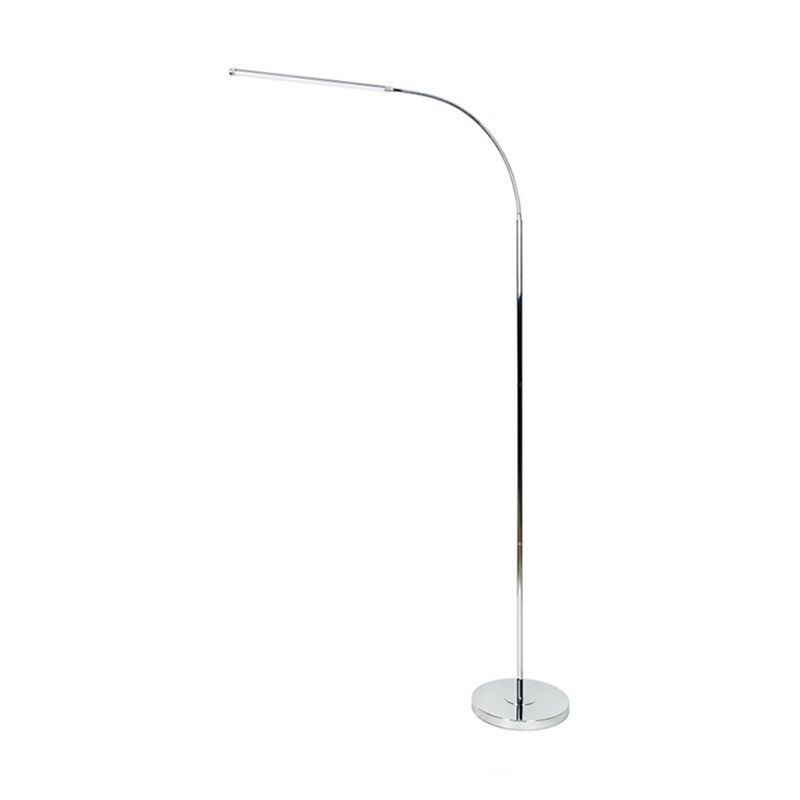 Modern Simple Floor Light 1-Light LED Floor Standing Light with Acrylic Shade