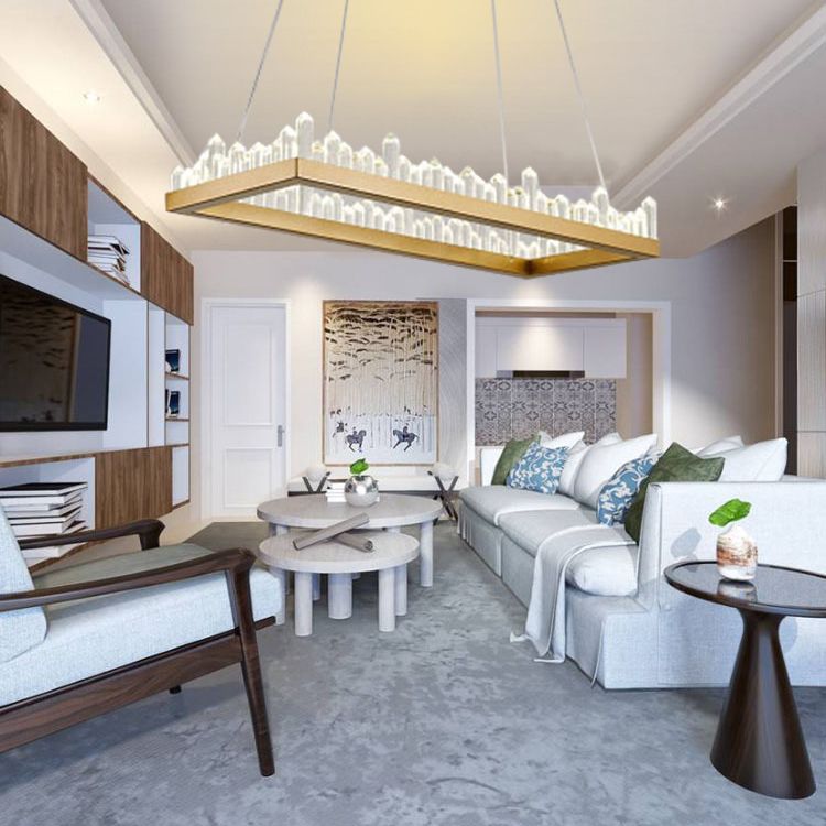 Lampadario del soffitto a LED a LED a LED a LED a LED a LED a LED LED LED RECTANGE RETTANGOLAMENTO RECTAGNANTE, LUMINA DI LUCE COLDA/BIANCA, LUMINATA 21,5 "/31,5"/39 "