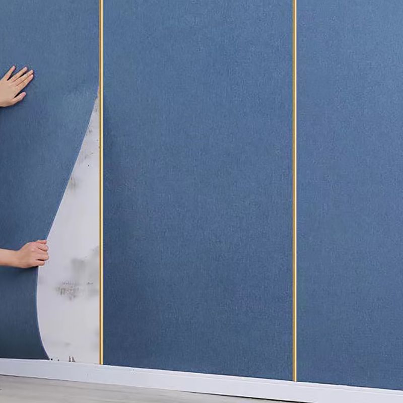 Contemporary Wall Tile Solid Color Waterproof Peel and Press Wall Access Panel