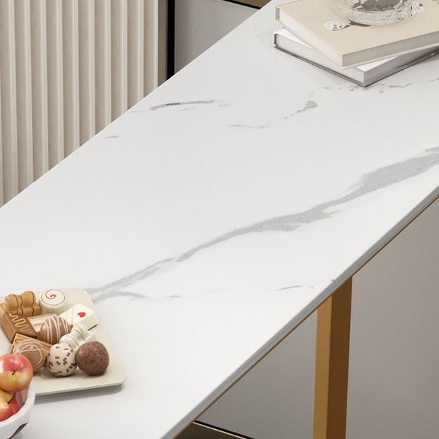 Glam Indoor Bar Stool and Table Set 1/2/3 Pieces White Table and Stool Set