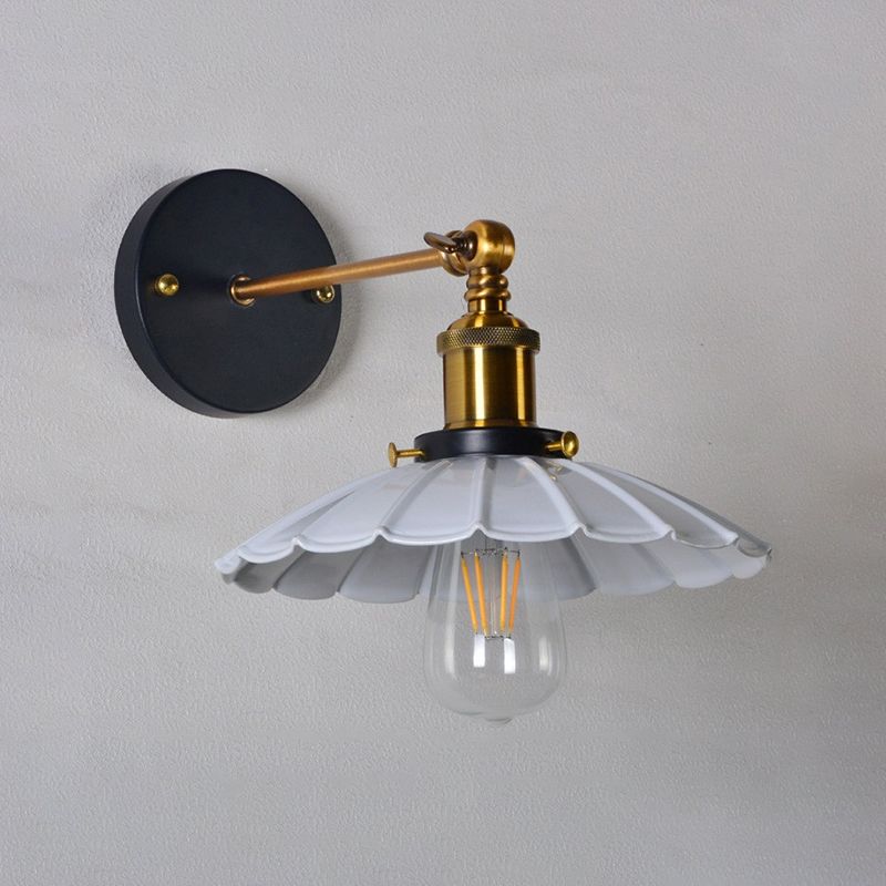 Metal Wall Mounted Lamp Industrial Cone Shape Sconce Light Fixture