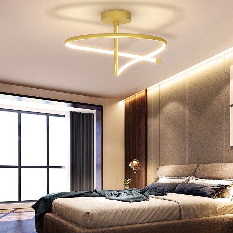 Nuevo Luces de techo LED lineales de estilo moderno, lámpara de montaje empotrado