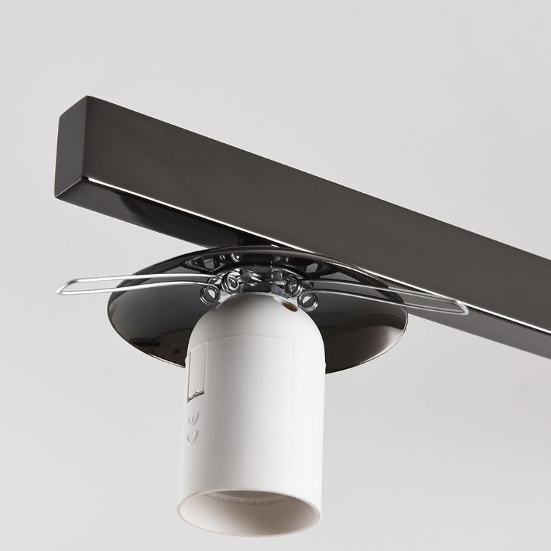 Modern Ceiling Lighting White Glass Semi Flush Mount for Living Room