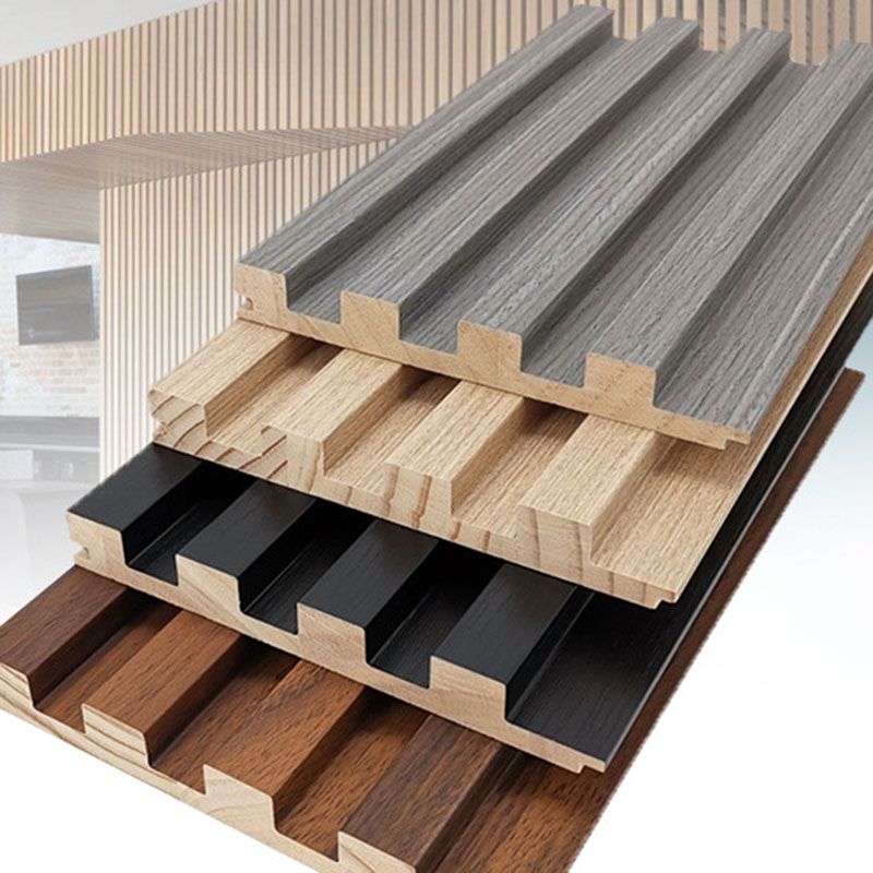 Wall Paneling Solid Wood Glue Down Waterproof Living Room Wall Panel