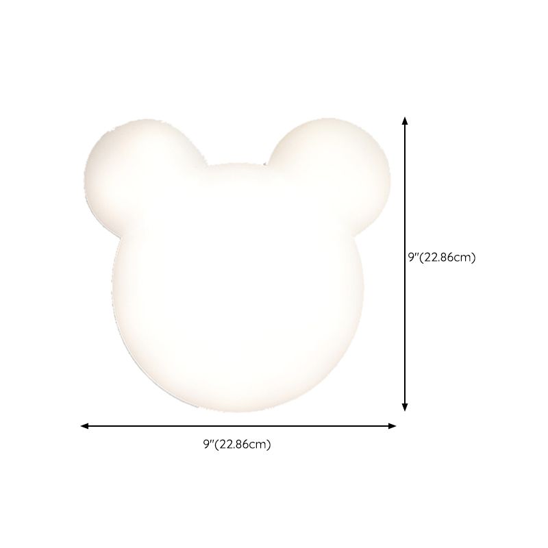 Geometric Wall Mount Lighting Simple Plastic 1 Light Wall Mounted Light for Bedroom