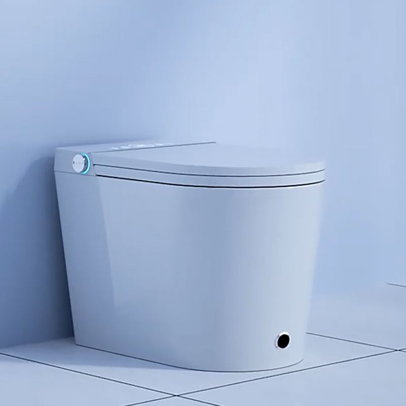 Contemporary Floor Mount Toilet Heated Seat Included Urine Toilet for Washroom