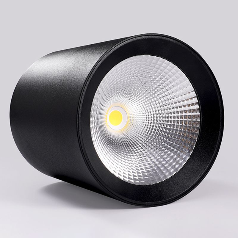 Cylinder Metal Ceiling Light Fixture Modern Style LED Ceiling Flush Mount