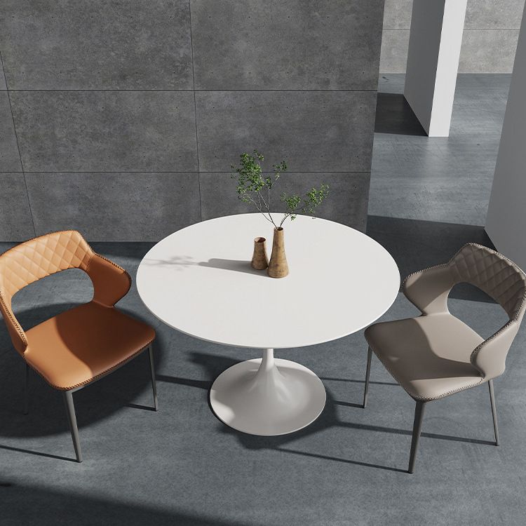 Dining Room Dinner Kitchen Table Tulip Base Round Dining Table