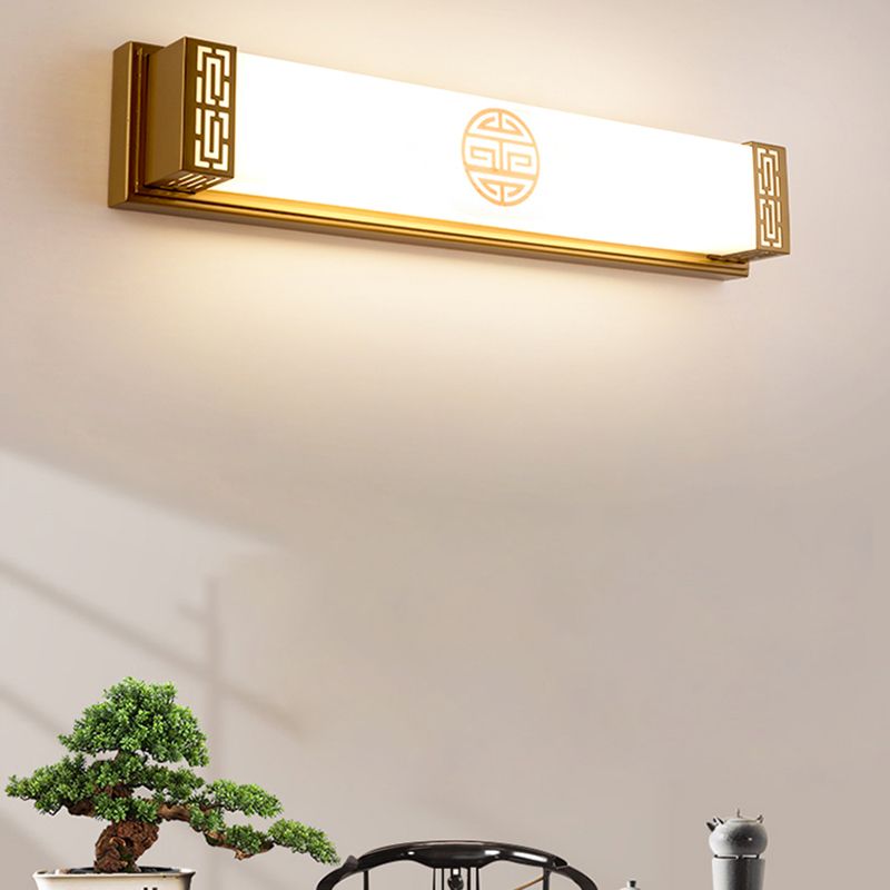 Contemporary Vanity Lighting Metal Wall Light Fixture for Bathroom