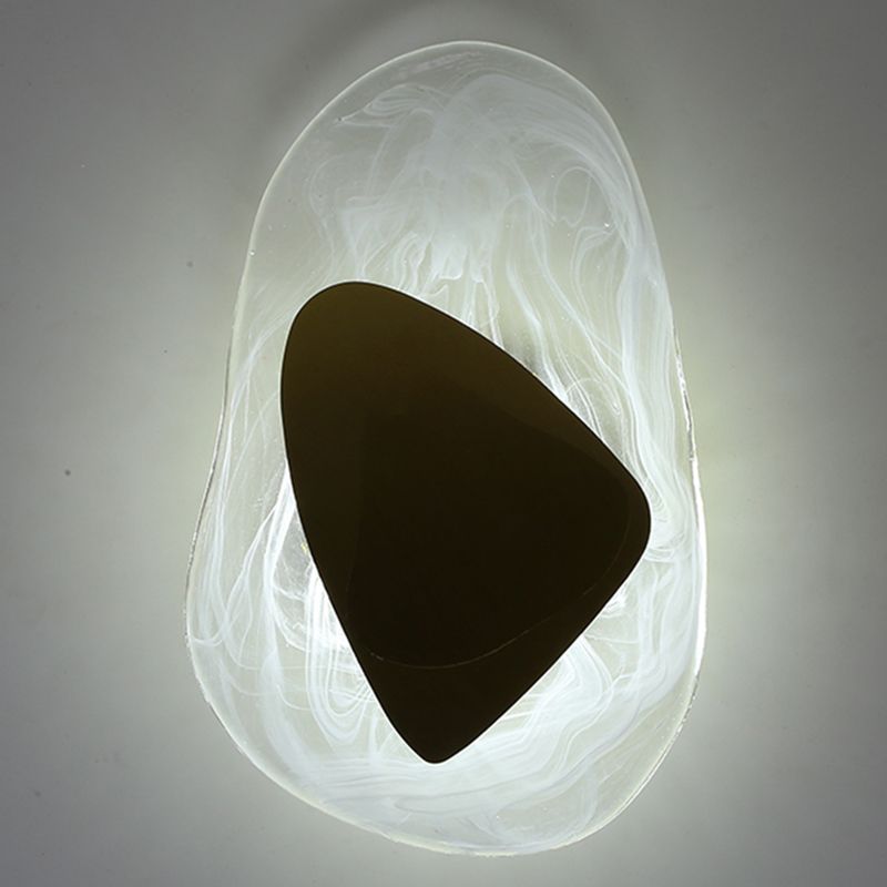 Geometric Shape Metal Wall Lighting Modern Style 1 Light Wall Mounted Light