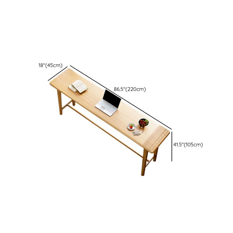 Contemporary Indoor Bar Dining Table Rectangle Wood Counter Table