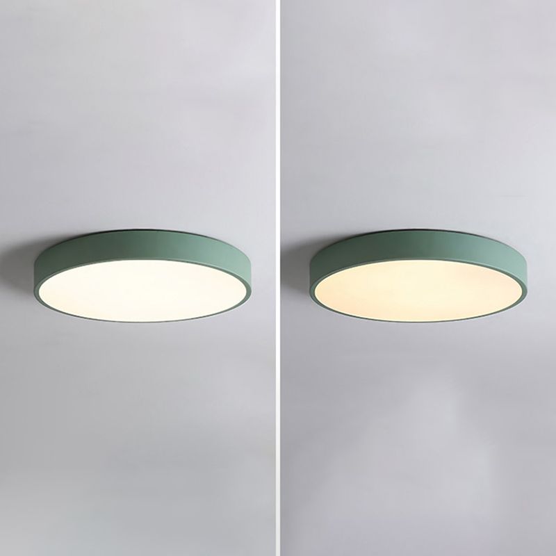 Lampada da soffitto di forma rotonda moderna in ferro amaretto 1 luce da incasso per soggiorno studio