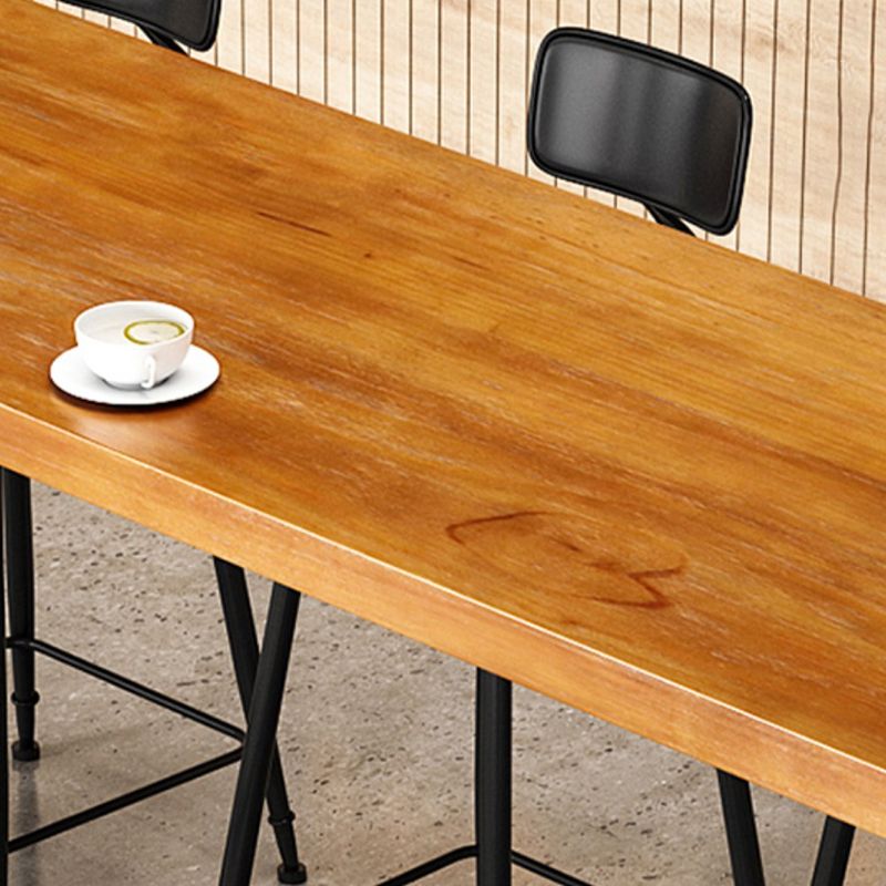 1/2/9 Pieces Bar Stool and Table Set Solid Wood Pub Table Set