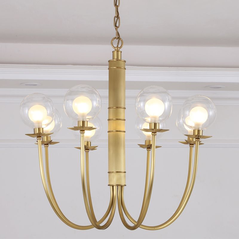 2 bulbos Cantidad Candelier opcional Tono de vidrio transparente Estilos modernos para dormitorio de comedor