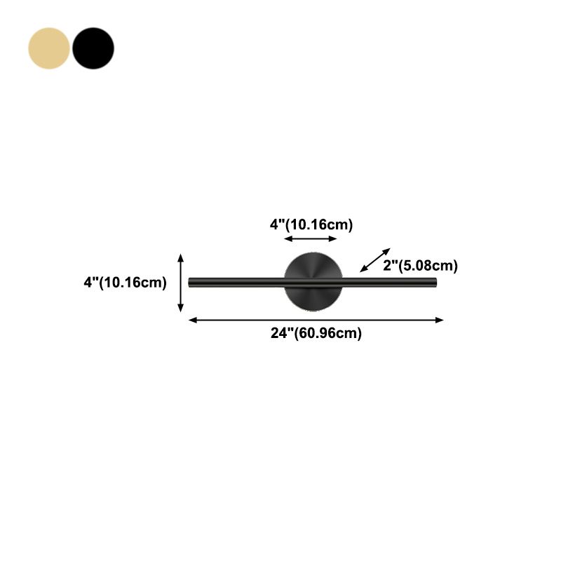 Strip Shape Wall Mount Light Modern LED Wall Sconce Light with Acrylic Shade for Bedside