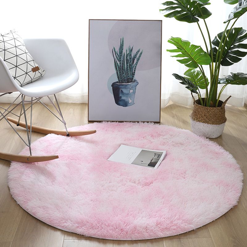 Casual Bedroom Rug Multi Colored Polyster Indoor Rug Non-Slip Backing Easy Care Washable Carpet