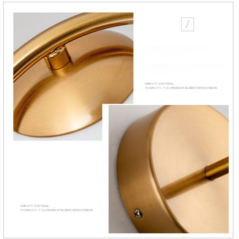 White Glass Globe Wall Light 1 Light Modern Minimalist Sconce Light for Study Living Room