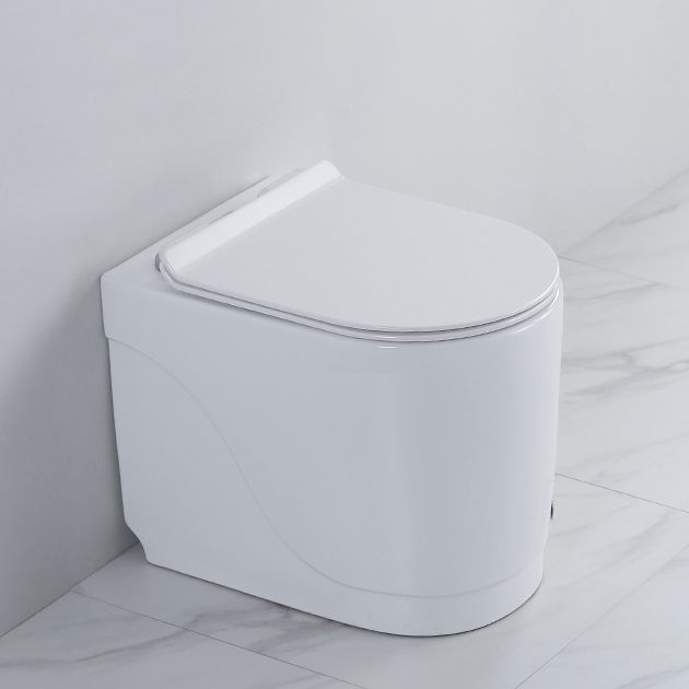 Floor Mounted Toilet One-Piece Toilet ABS Contemporary Flush Toilet